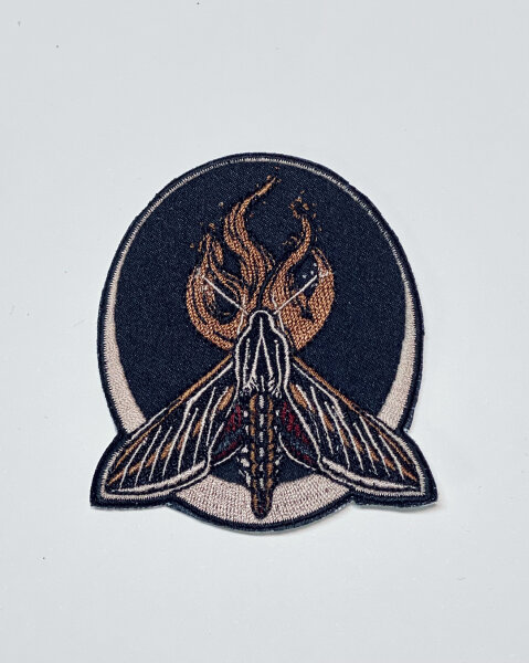 Embroidery patch Lunar Moth